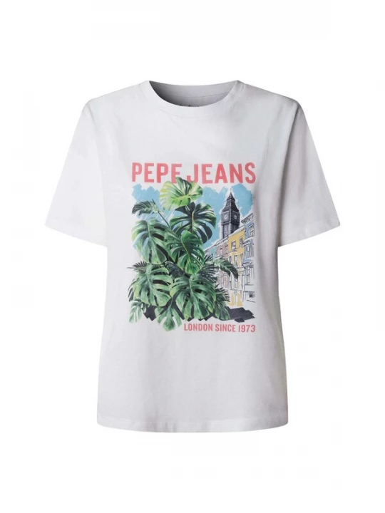 Foto van product Pepe Jeans Shirt 'Martha' lichtblauw / groen / lichtroze / wit