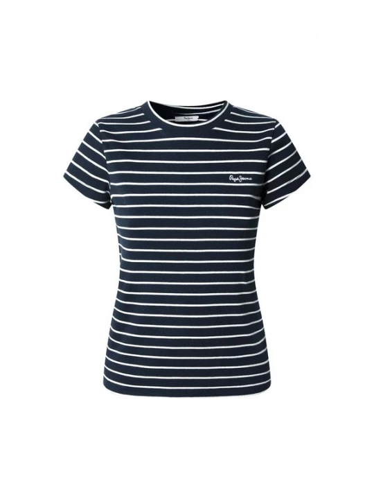 Foto van product Pepe Jeans Shirt 'Meribel' navy / wit