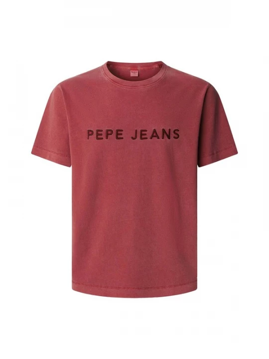 Foto van product Pepe Jeans Shirt 'MEYER' rood / zwart