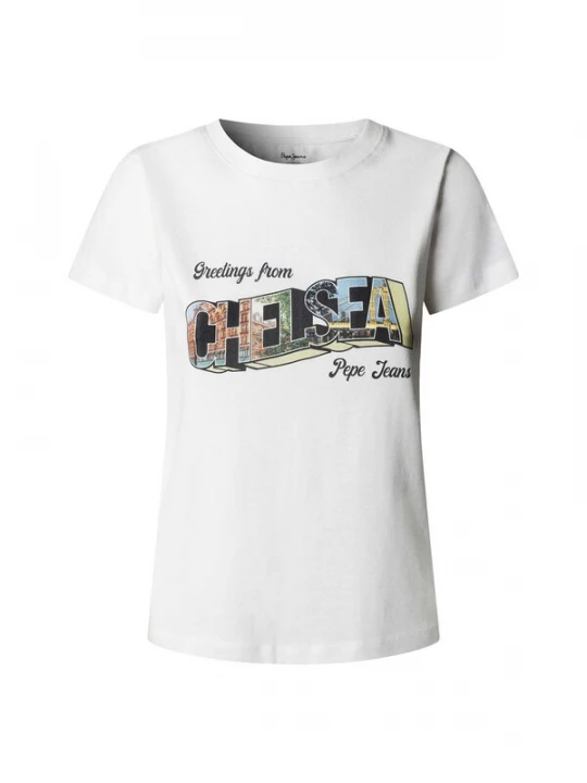 Foto van product Pepe Jeans Shirt 'Nela' lichtblauw / groen / zwart / wit