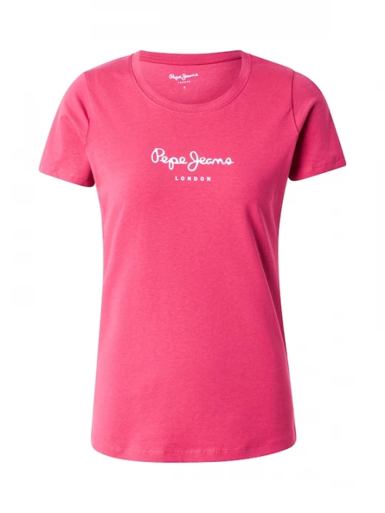 Foto van product Pepe Jeans Shirt 'New Virginia' framboos / wit