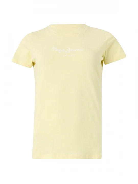 Foto van product Pepe Jeans Shirt 'New Virginia' geel / wit