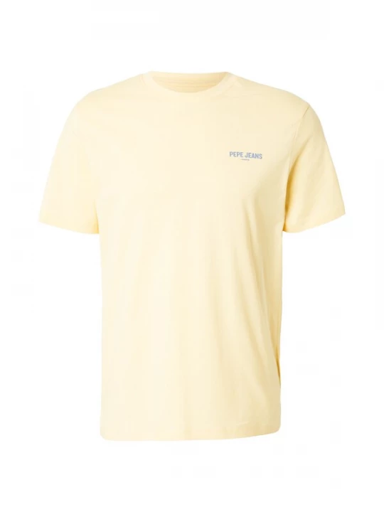 Foto van product Pepe Jeans Shirt 'QUOTE' blauw / pasteelgeel