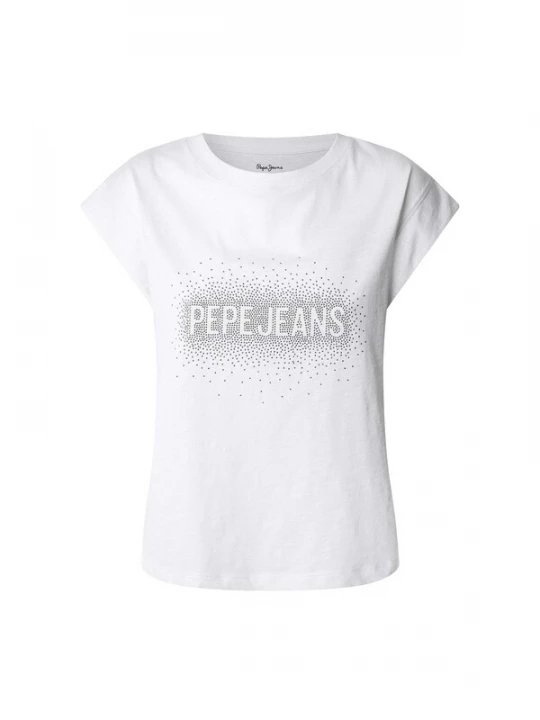 Foto van product Pepe Jeans Shirt 'Raya' zilvergrijs / wit