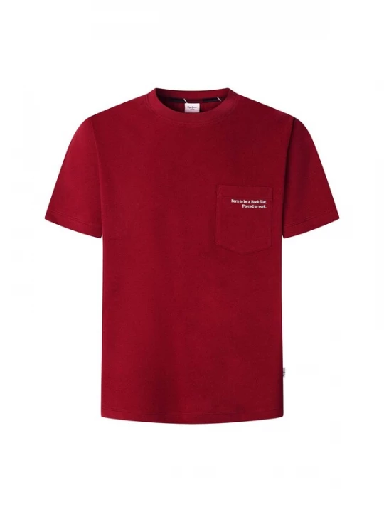 Foto van product Pepe Jeans Shirt 'SOMER' donkerrood