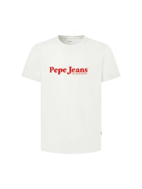 Foto van product Pepe Jeans Shirt 'SOMERS' rood / offwhite