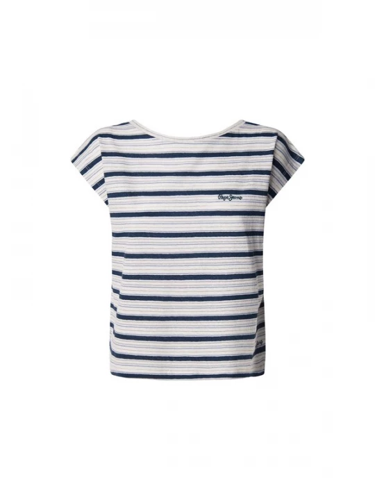 Foto van product Pepe Jeans Shirt 'Vanessa' navy / smoky blue / wit