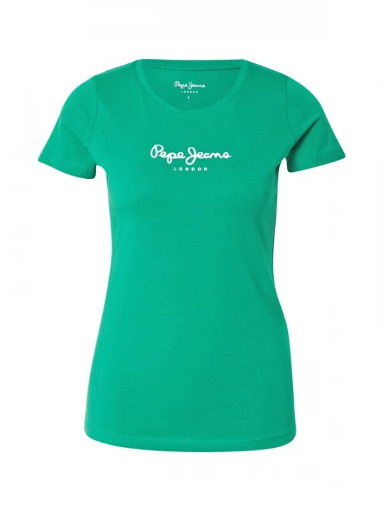 Foto van product Pepe Jeans Shirt 'VIRGINIA' jade groen / wit