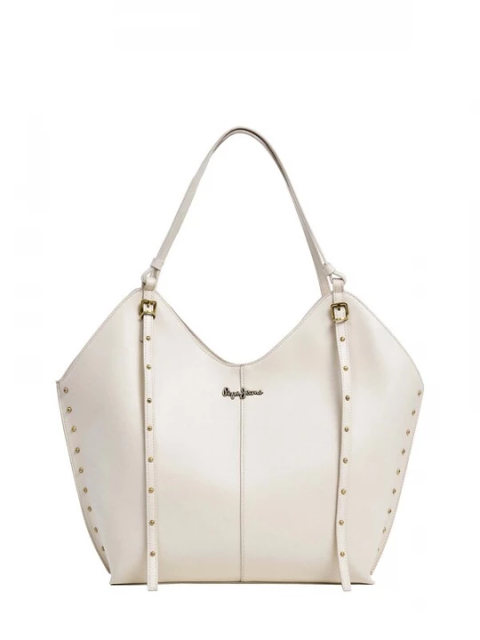 Foto van product Pepe Jeans Shopper 'Teleri' natuurwit