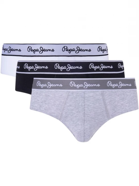 Foto van product Pepe Jeans Slip grijs gemêleerd / zwart / wit