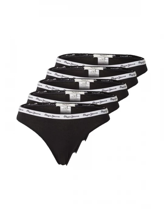 Foto van product Pepe Jeans String zwart / wit