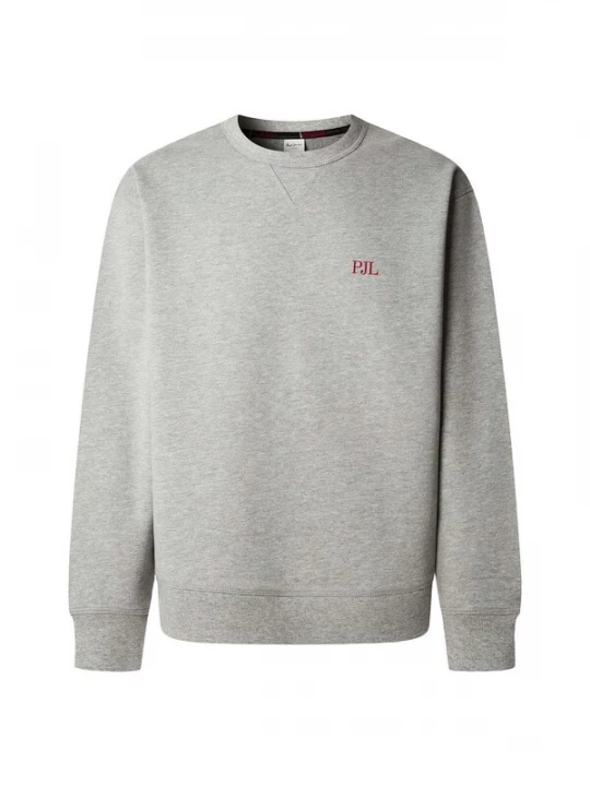 Foto van product Pepe Jeans Sweatshirt 'GARRET' grijs / rood