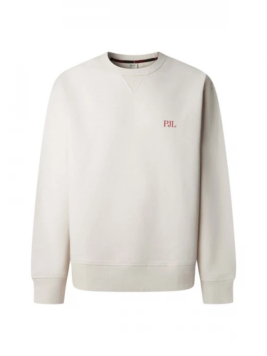 Foto van product Pepe Jeans Sweatshirt 'GARRET' rood / wit