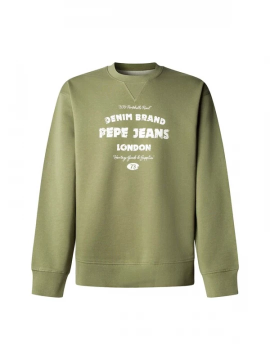 Foto van product Pepe Jeans Sweatshirt groen / wit