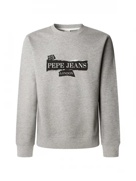 Foto van product Pepe Jeans Sweatshirt 'GUS' grijs / zwart