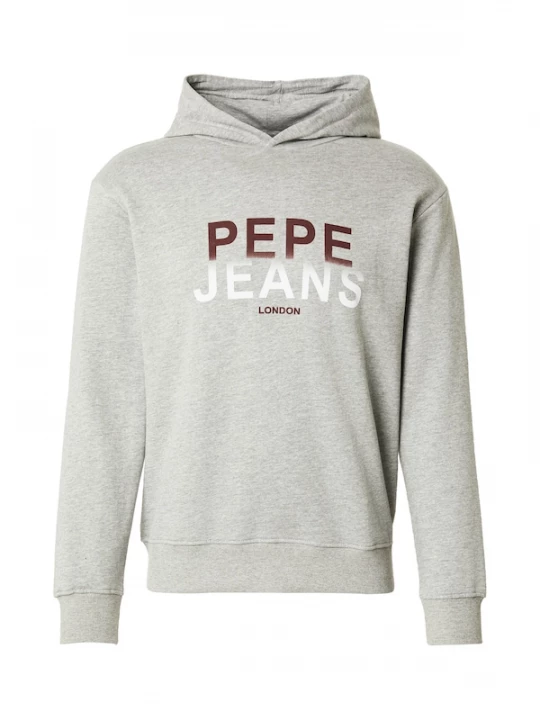 Foto van product Pepe Jeans Sweatshirt lichtgrijs / bordeaux / wit