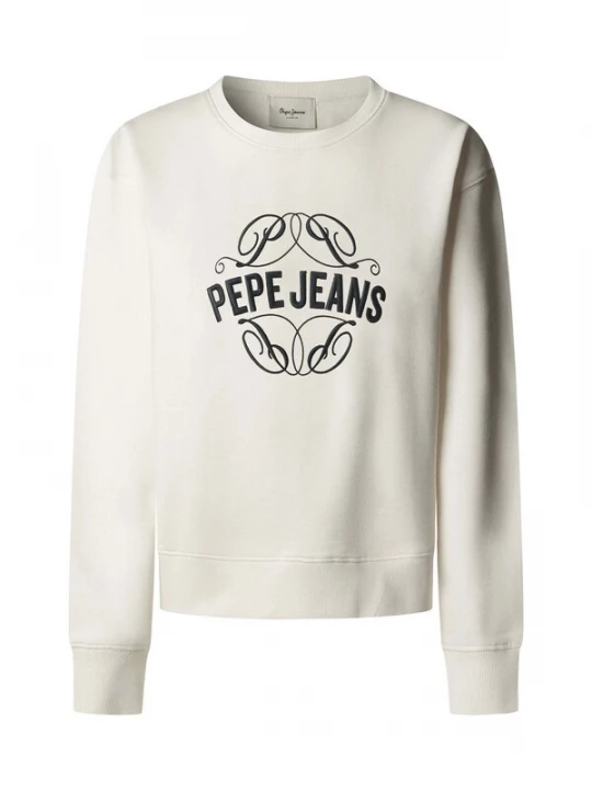 Foto van product Pepe Jeans Sweatshirt 'MAAT' zwart / wit