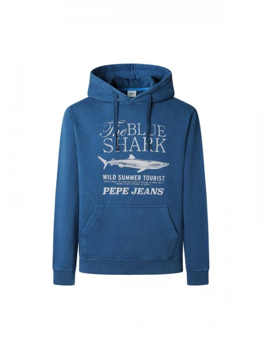 Foto van product Pepe Jeans Sweatshirt 'Mali' donkerblauw / offwhite