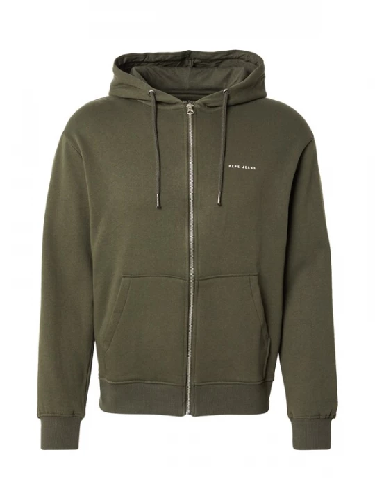 Foto van product Pepe Jeans Sweatshirt olijfgroen / wit
