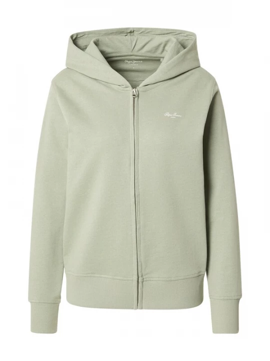 Foto van product Pepe Jeans Sweatvest pastelgroen / wit