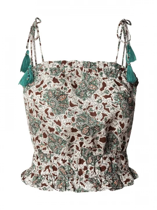 Foto van product Pepe Jeans Top groen / bordeaux / wit