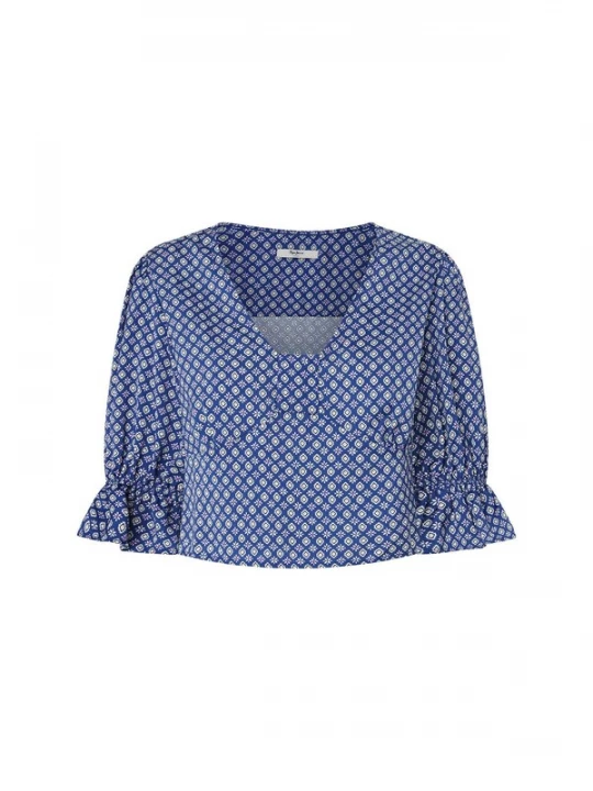 Foto van product Pepe Jeans Top ' NORA ' enziaan / wit