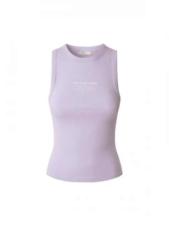 Foto van product Pepe Jeans Top 'Viv' lila / wit