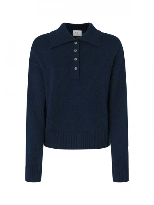 Foto van product Pepe Jeans Trui ' IDRIS POLO ' blauw
