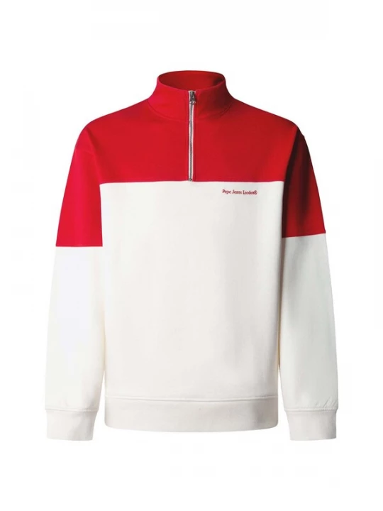 Foto van product Pepe Jeans Trui 'JORY' rood / wit