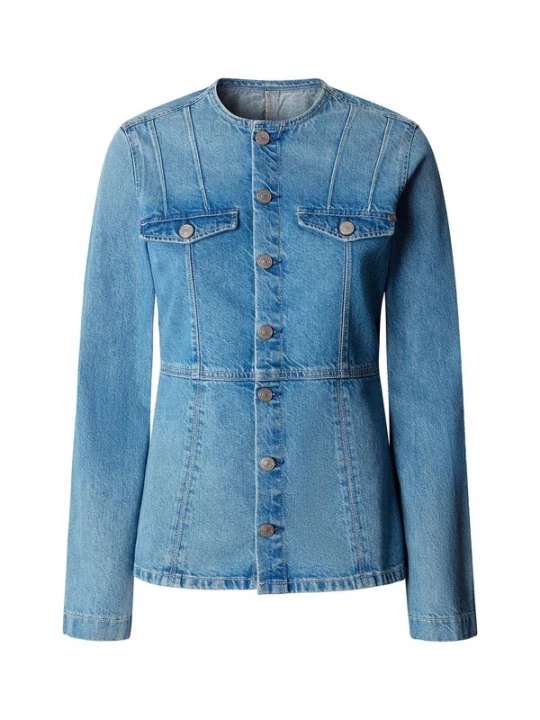 Foto van product Pepe Jeans Tussenjas blauw denim