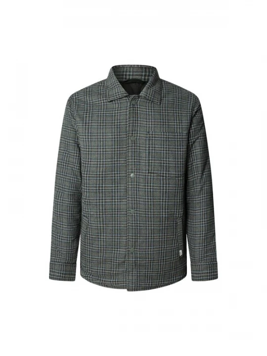 Foto van product Pepe Jeans Tussenjas 'Caine' donkergrijs / zwart / wit