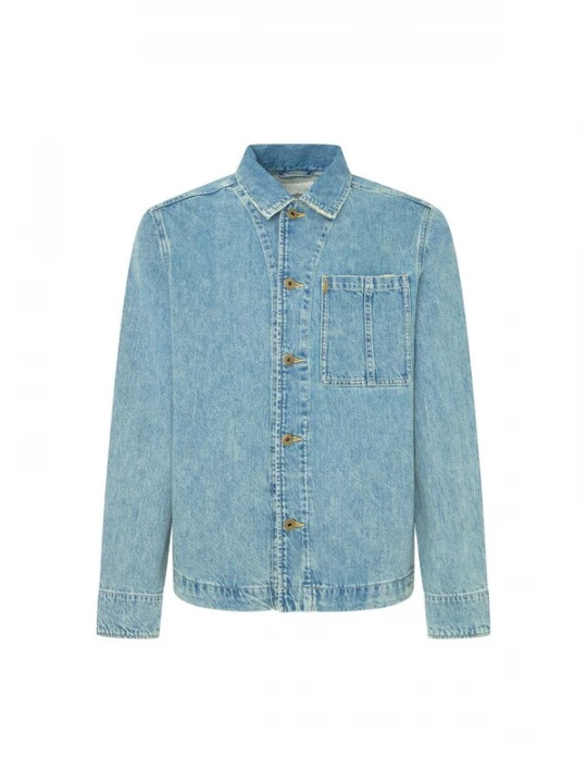 Foto van product Pepe Jeans Tussenjas ' ELSON ' blauw denim