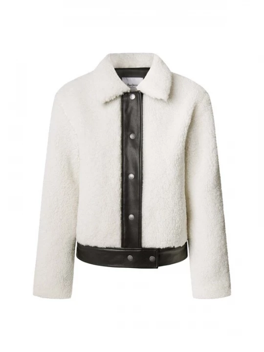Foto van product Pepe Jeans Tussenjas 'Fatima' zwart / wit