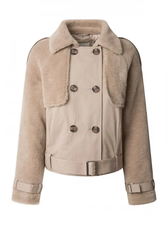 Foto van product Pepe Jeans Tussenjas 'Fiona' beige