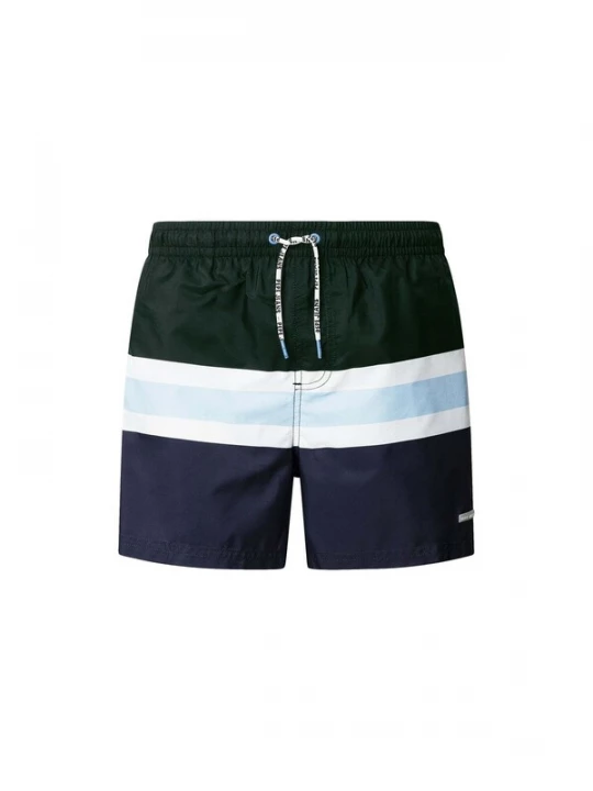 Foto van product Pepe Jeans Zwemshorts marine / pastelblauw / zwart / wit