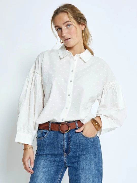 Foto van product Peppercorn Blouse 'Gelika' wit