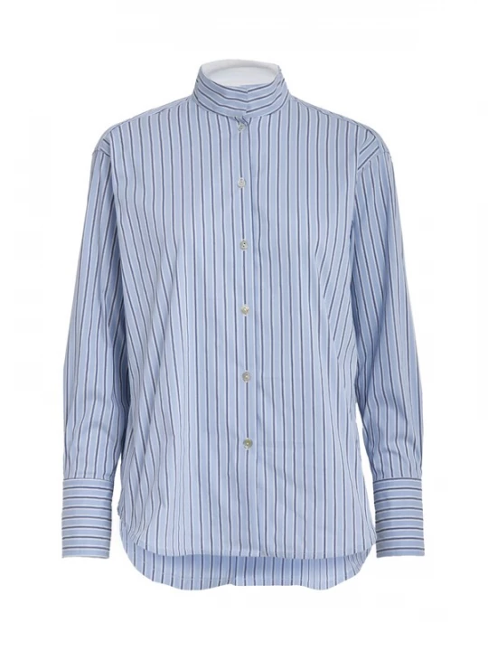 Foto van product Peppercorn Blouse 'Kassie' lichtblauw / donkerblauw / wit
