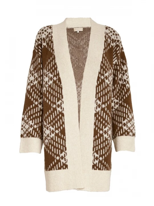 Foto van product Peppercorn Gebreid vest 'Fija' beige / bruin