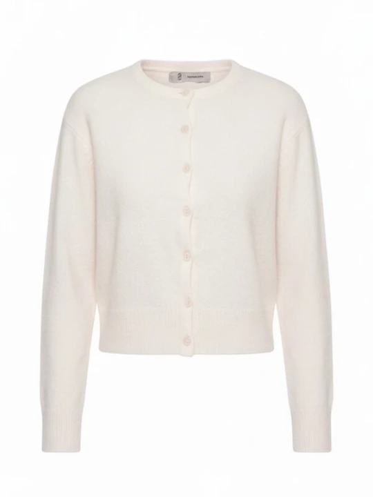 Foto van product Peppercorn Gebreid vest 'Kate' pastelroze