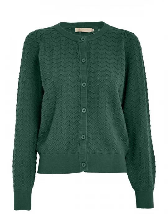 Foto van product Peppercorn Gebreid vest 'Rosy' groen