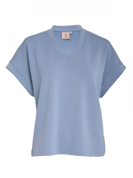 Foto van product Peppercorn Shirt 'Dicette' hemelsblauw