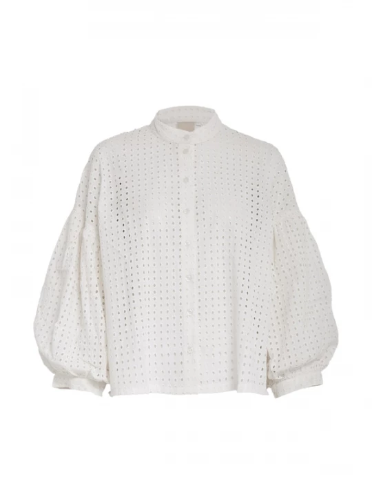 Foto van product Peppercorn Shirt 'Nanett' wit