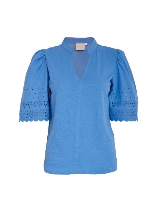 Foto van product Peppercorn Shirt 'Nema' blauw gemêleerd
