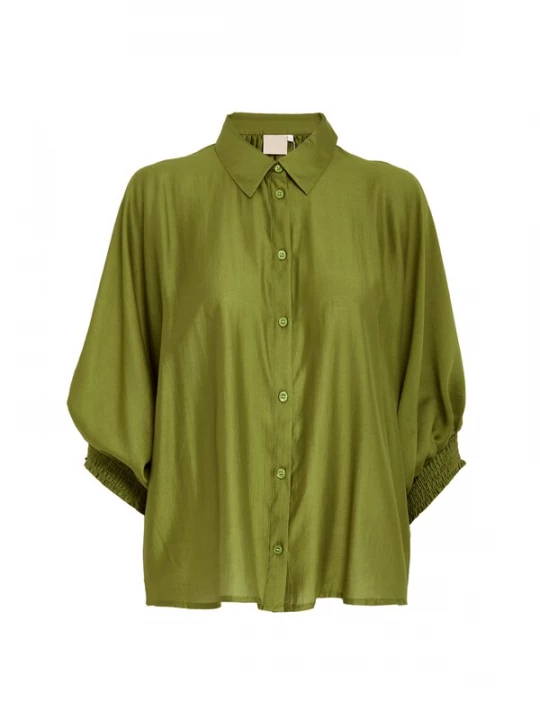 Foto van product Peppercorn Shirt 'Regina' groen