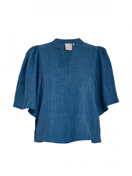 Foto van product Peppercorn Top 'Gaby' blauw