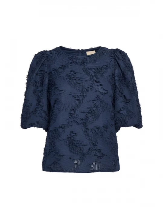 Foto van product Peppercorn Top 'Kylin Structure' blauw