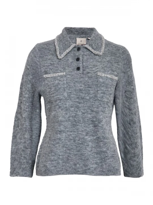 Foto van product Peppercorn Top 'Leah' grijs