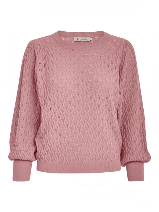 Foto van product Peppercorn Top ' PCRosalia Puff Sleeve Knit Pullover ' rosa