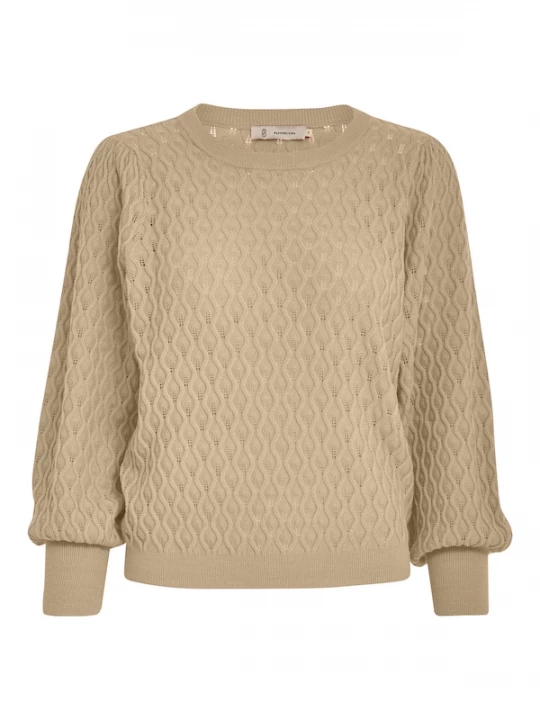 Foto van product Peppercorn Top 'Rosalia' beige gemêleerd