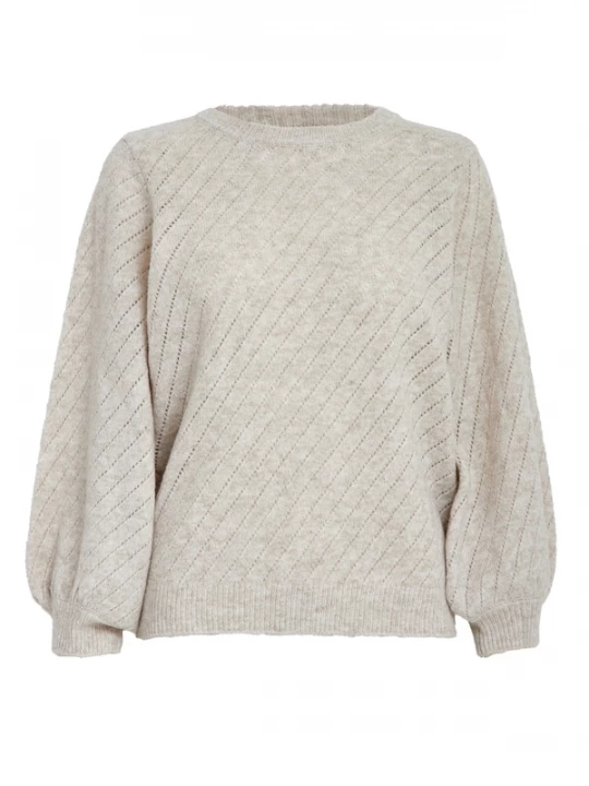 Foto van product Peppercorn Trui 'Jill' taupe